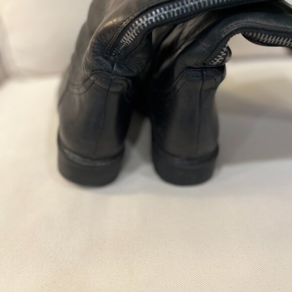 Remonte Black Fleece Lined Tall Boots Size 38 EU (7.5 US) - Picture 6 of 8
